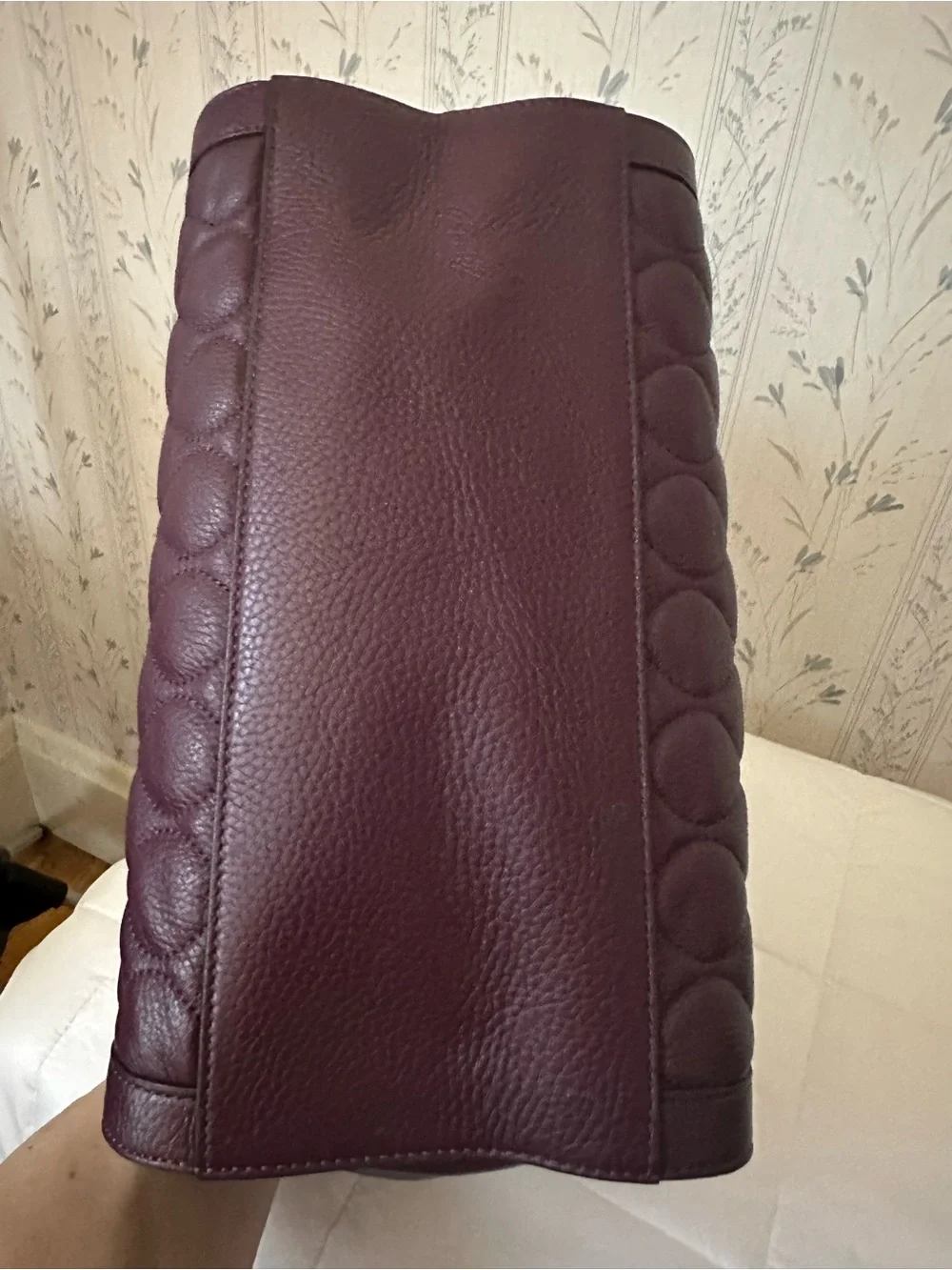 Vera Bradley Quilted Leather Satchel